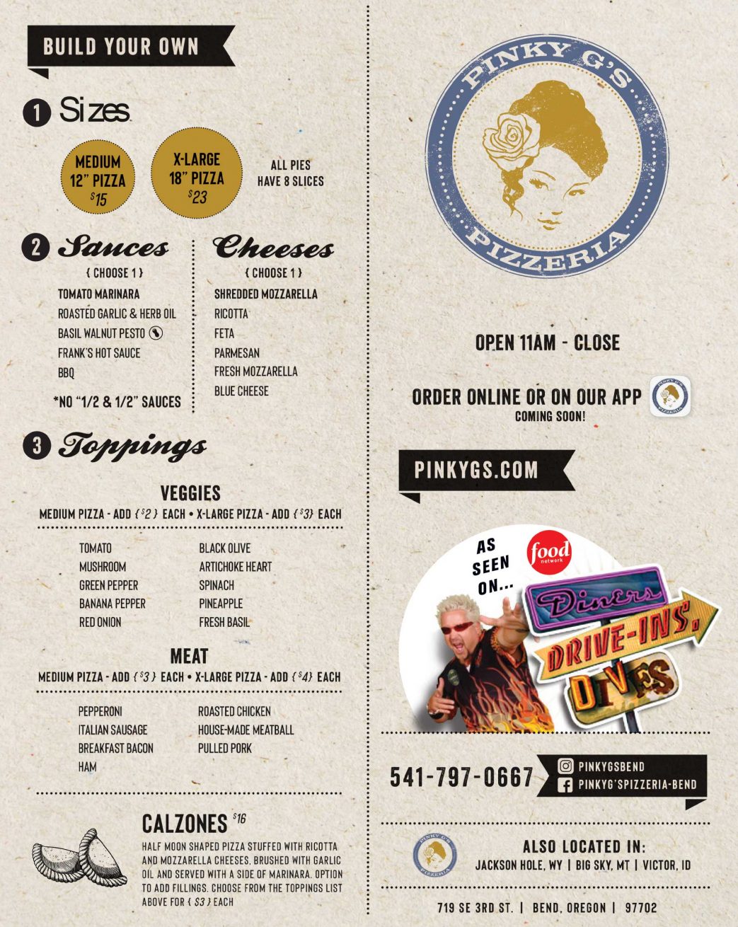 Pinky Gs Pizzeria – BEND, OREGON · Pinky G's Pizzeria